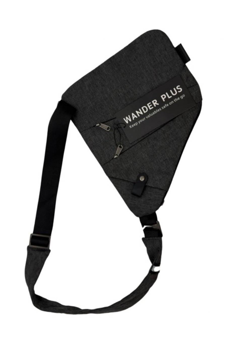 Wander Plus Gray Anti-Theft Crossbody Travel Sling Bag NWT